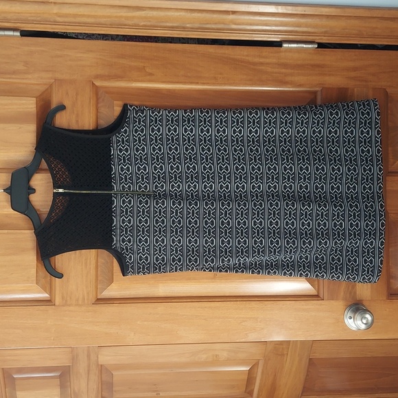 Xhilaration Sleeveless Lace Retro Stretch Midi Dress, Size Medium - Picture 2 of 9